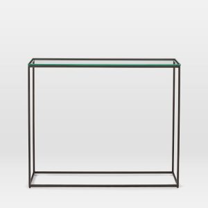 میز کنسول شیشه ای Streamline