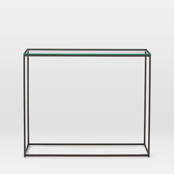 میز کنسول شیشه ای Streamline